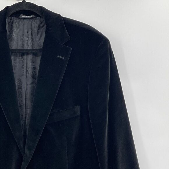Hugo Boss Men's Black Blazer Coat 2 Button Placket Size 44L - Picture 2 of 9